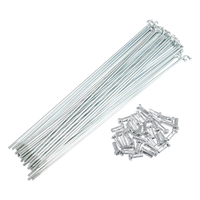 36 pcs 14G J Bend rayons en acier de vélo 119 mm 125 mm 136 mm 36 pcs 14G J Bend rayons en acier de vélo 119 mm 125 mm 136 mm