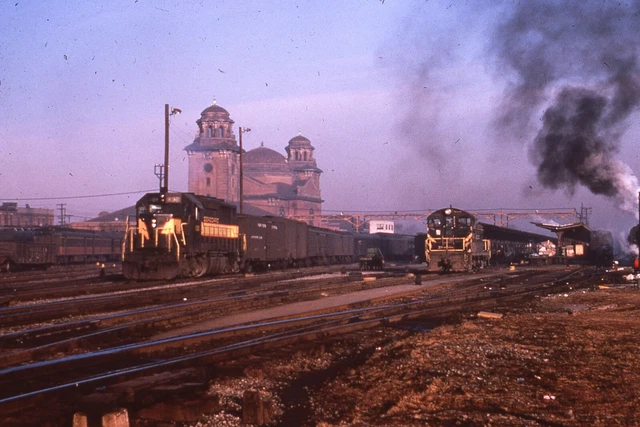 Duplicate  Train Slide Seaboard SDP-35 #1108 02/1966 Birmingham Alabama