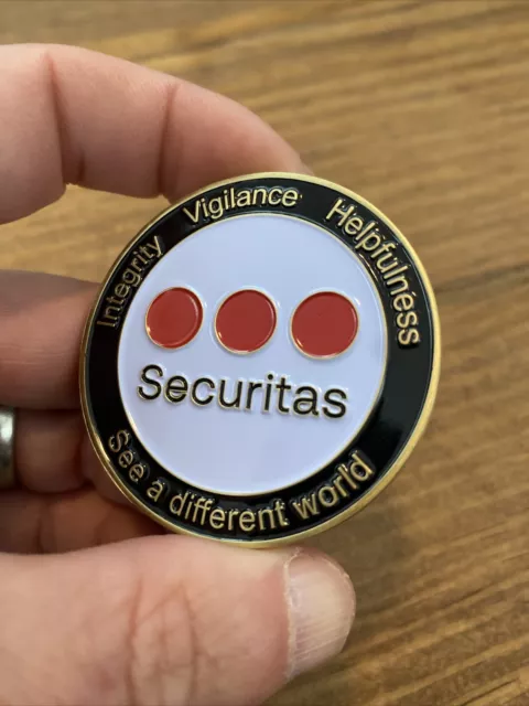 SECURITAS PRIVATE SECURITY Company Challenge Coin Northern New England ...