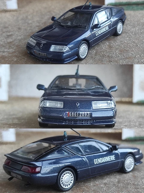 Coffret Norev 1/43 Gendarmerie - Renault 21 Nevada + Trafic Peloton Autoroute, Rare