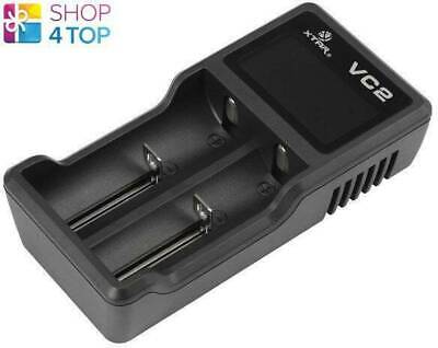 XTAR VC2 LI-ION 18650 Batteries Chargeur Cylindrique Batteries LCD USB Neuf