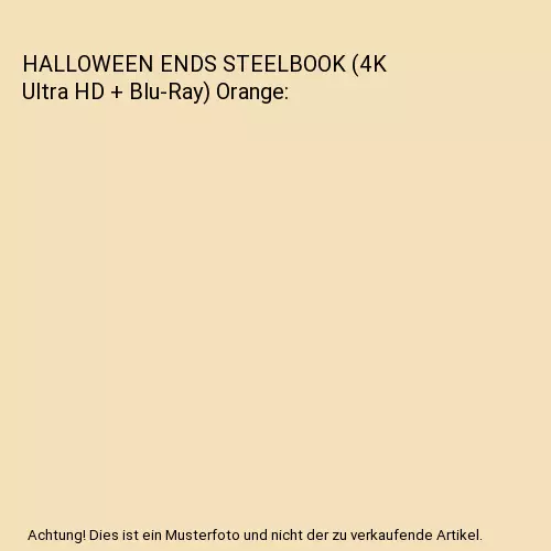 HALLOWEEN ENDS STEELBOOK (4K Ultra HD + Blu-Ray) Orange, Jamie Lee Curtis, Andi