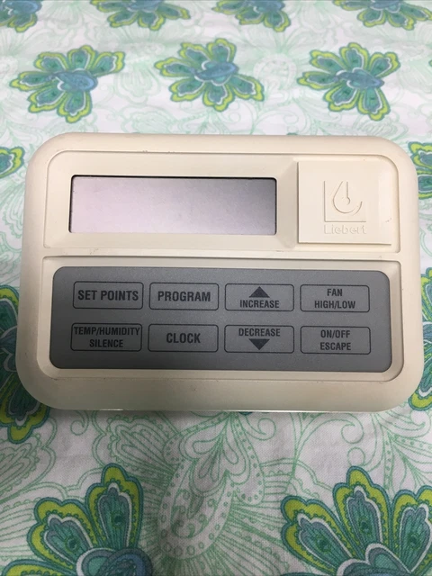 Liebert Programable Thermostat.
