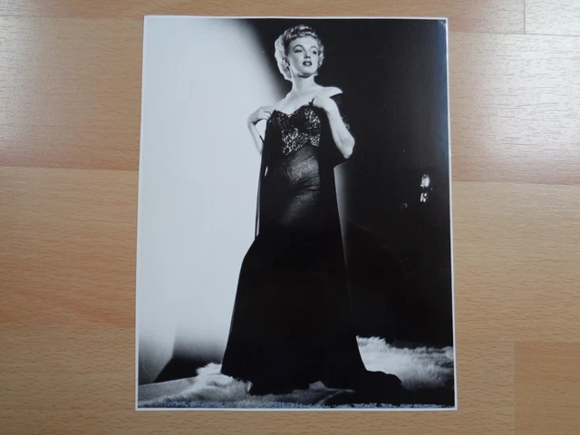 PHOTO VINTAGE ORIGINALE Marilyn Monroe Noir Et Blanc 24.4X19.3Cm
