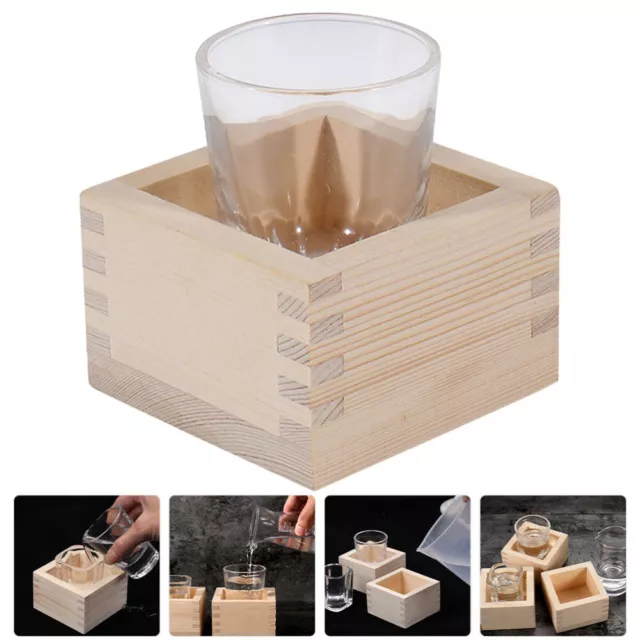 Traditional Glass Saki Cup Glass Sake Cup Japanese Box Sake Cup Kit