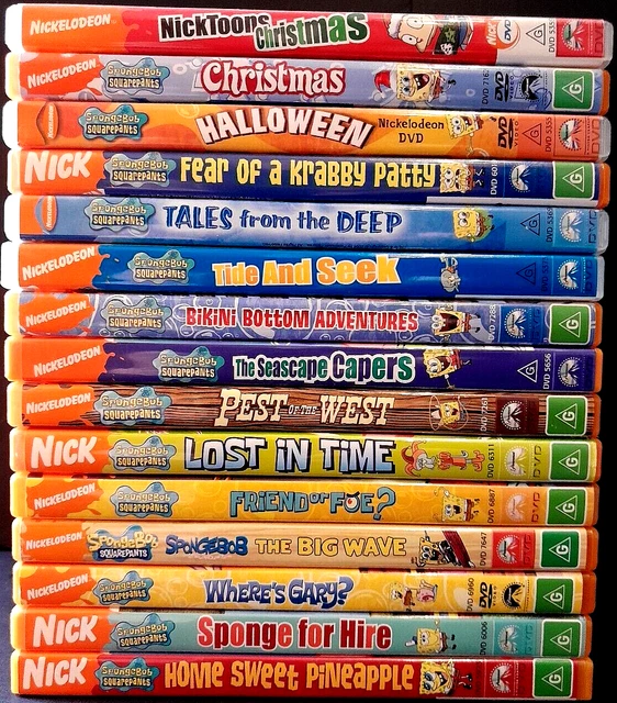 SPONGEBOB SQUAREPANTS 15 Dvd Collection Including Halloween & Xmas