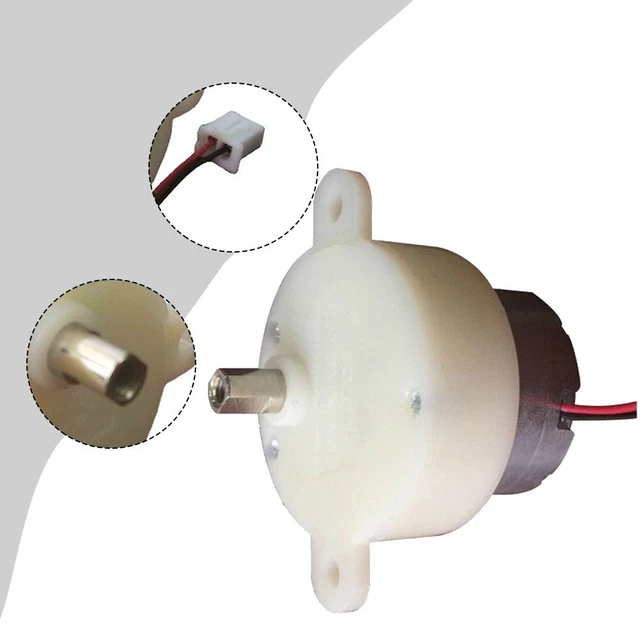 Moteur à Engrenages Micro DC 3V 12V Fan 300 - Moteur Cardan Faible Vitesse Silencieux Hobby Avec Transmission Plastique