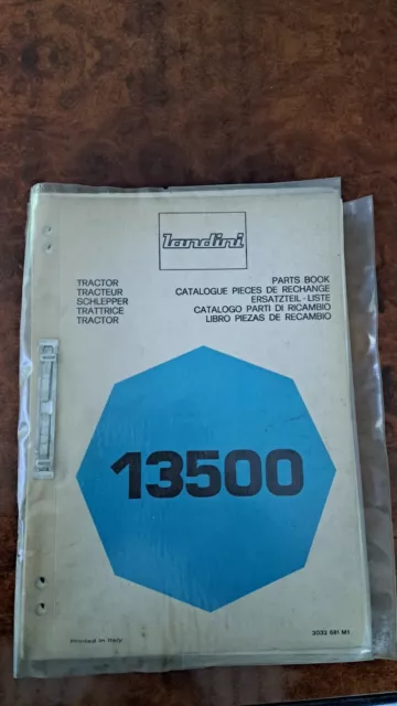 Catalogo Parti Di Ricambio Landini 13500