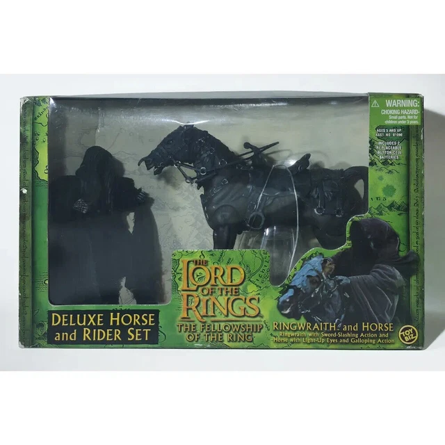 Figurine Le Seigneur Des Anneaux - Ringwraith & Cheval - Deluxe Pack ToyBiz 2001 - Neuf Scellé