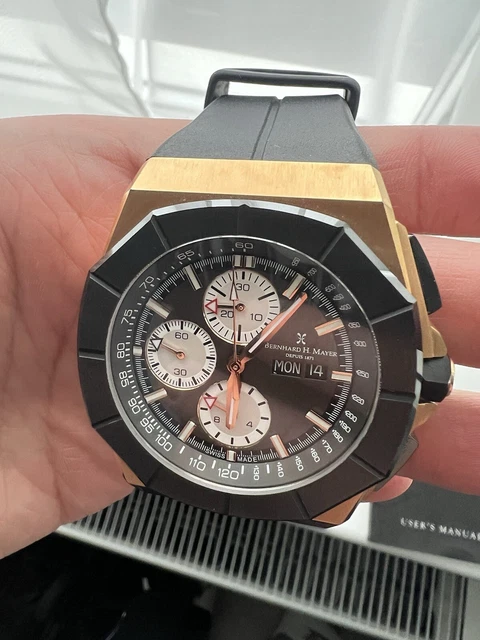 BERNHARD H. MAYER Exemplar Rose Gold Limited Edition Watch 650.00 PicClick UK
