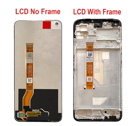 For For OPPO A76 CPH2375 LCD Display Touch Screen Replacement Black+Tools