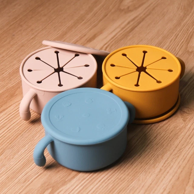 Toddlers Supplementary Food Tableware Snack Bowl Baby Snack Cup Silicone