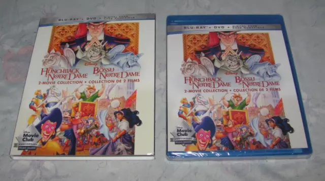 1996 (2021 Blu-ray) Disney Hunchback of Notre Dame 2 Movie Collection New