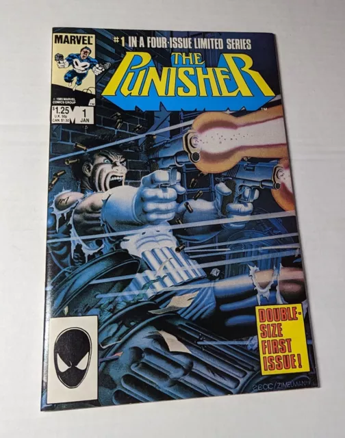 The Punisher #1 of 4 Limited Series Marvel Comics 1985 VF near MINT
