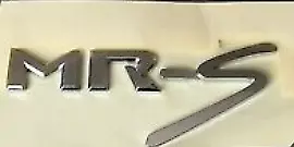 Genuine Toyota Mr2 Mr-S Emblem Zzw30 Chrome Rear 00-07 75471-17130