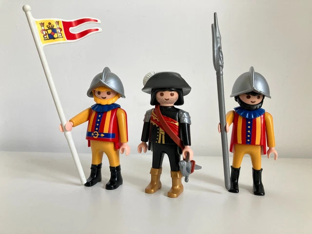 Playmobil Conquistador - Figurines 4294 4295 Et œuf Surprise Avec Canon 70086 - Occasion
