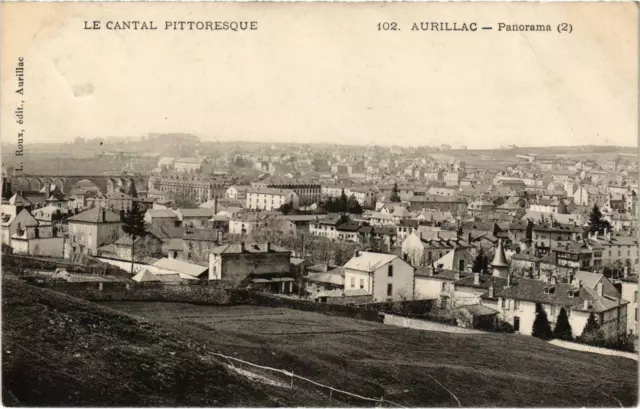 CPA Le Canal Pittoresqie AURILLAC Panorama Cantal (101104)