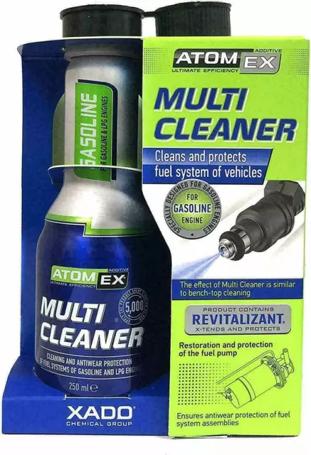 XADO 40013 ATOMEX Multi Cleaner 250 ml. Fuel System Cleaner of Petrol Vehicles.