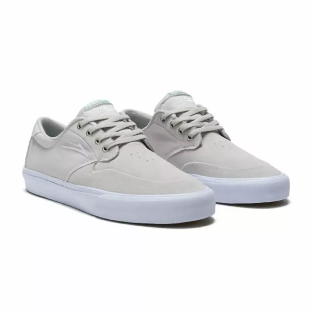 LAKAI Riley 3 Shoes - white suede / Lakai Footwear Skate Schuhe Skateboard Schuh