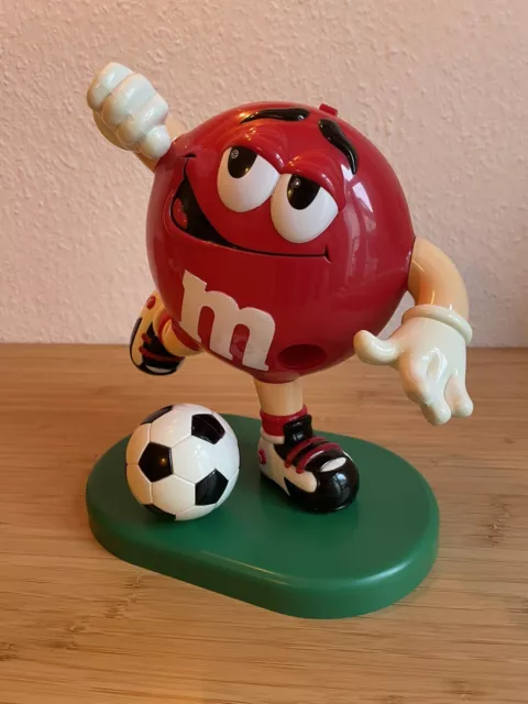 M&M Spender Dispenser  Fußballer Rot ca. 24cm