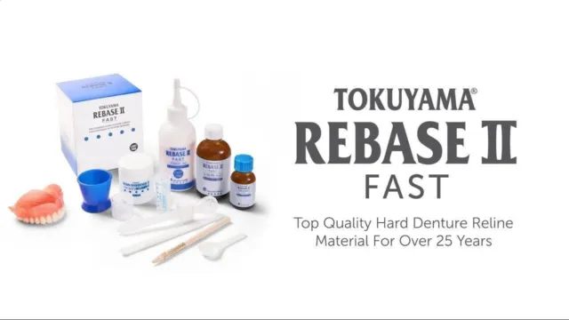 Tokuyama Rebase-II - fast dental chairside hard denture reline material 2
