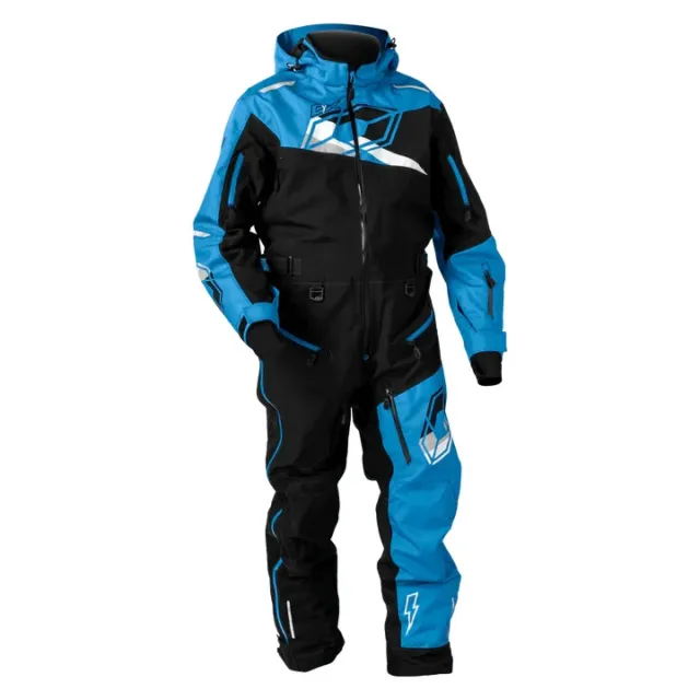 Castle X Snowmobile Freedom Monosuit XLarge Black Hivis Mens Snowmobile Suit