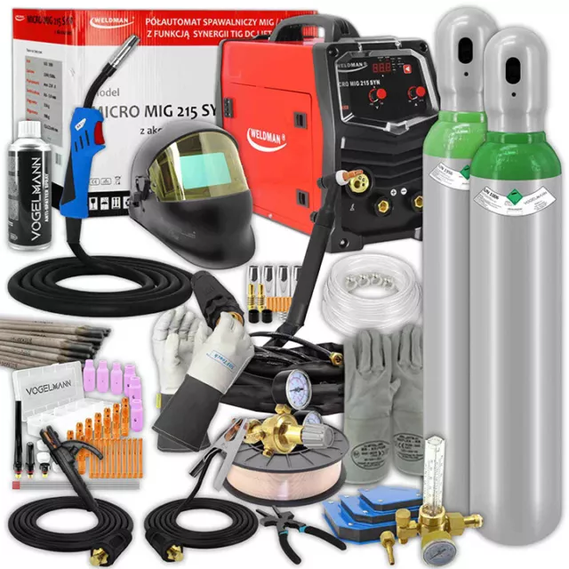Weldman MICRO MIG 215 SYN Synergy Poste à souder soudage MIG MMA TIG - jeu n°7