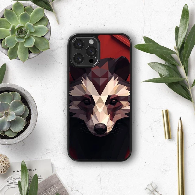 Cubierta de metal arte pop gángster tejón para iPhone 15 11 12 13 14 Pro Max