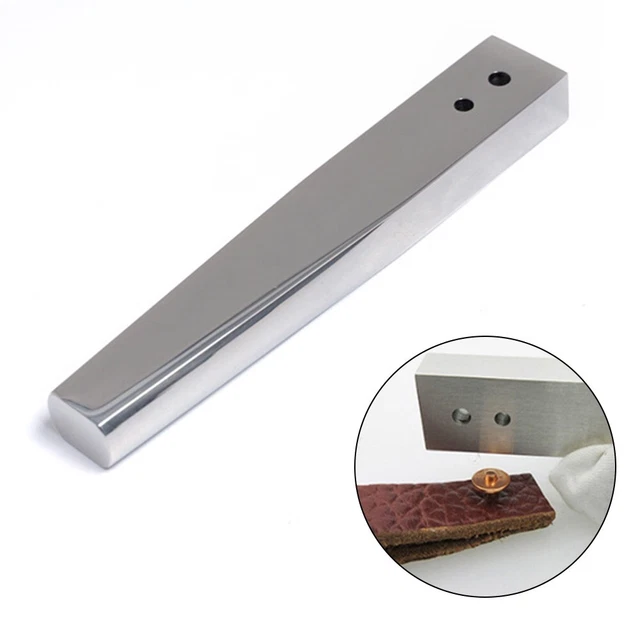 Precision Engineered Leather Button Mounting Rod Base Tool for DIY Handmade Art
