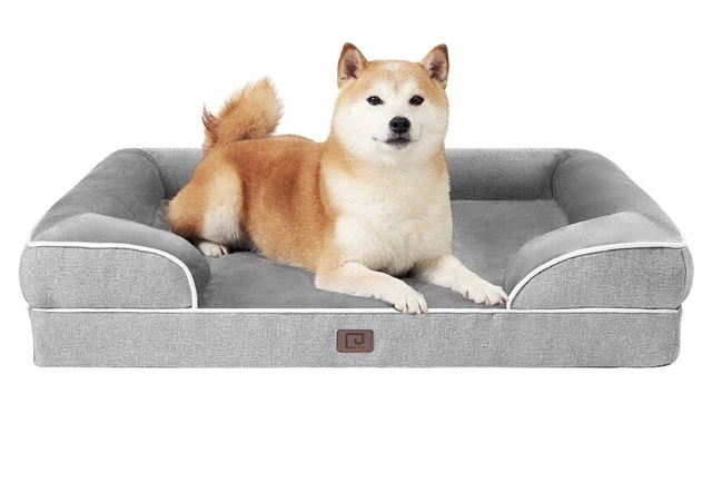 Memory Foam Orthopedic Dog Bed for Medium Dogs, Waterproof Medium Dog beds wi...