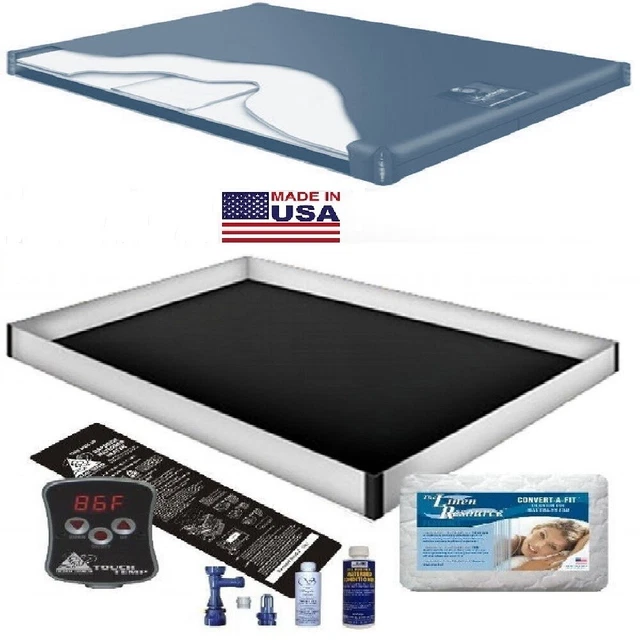 70% Lumbar Support Waveless Waterbed Mattress / Pad / Liner / Heater / Fill Kit