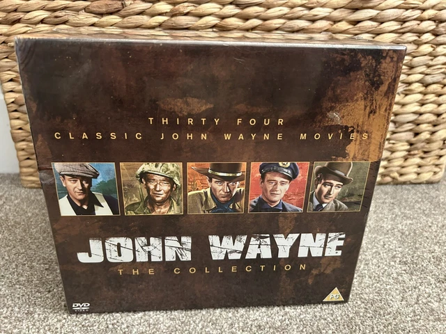 JOHN WAYNE THE Collection - 34 Classic Movies DVD Box Set . SEALED £36. ...