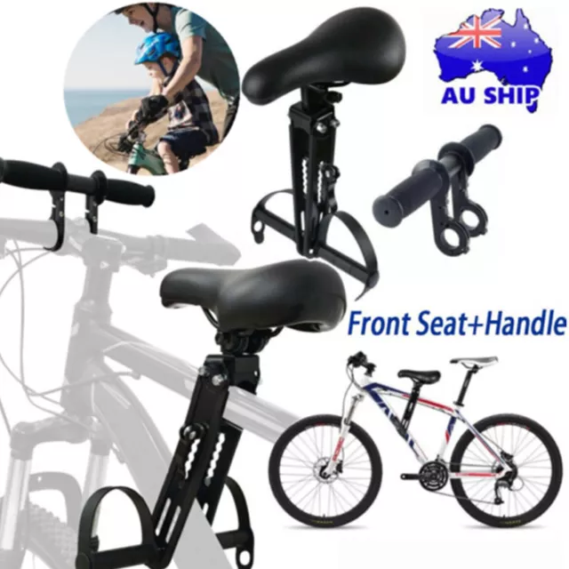 Bike Seat Carrier Bicycle Child Seat Detachable Seat Front Mounted Top Tube Kids