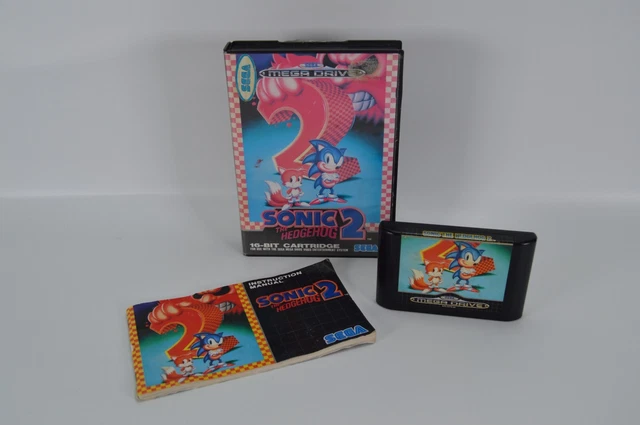 SONIC THE HEDGEHOG 2 - 1992 Sega Mega Drive PAL - Complete with Manual ...