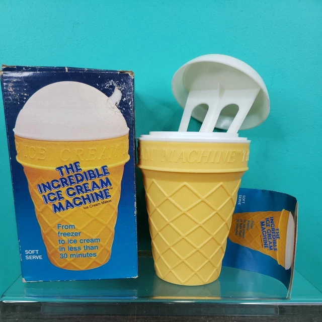 THE INCREDIBLE ICE Cream Machine (Vintage Ice Cream Maker) *Original