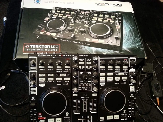 DENON DJ MC3000 2-Channel Midi USB Controller Serato Traktor