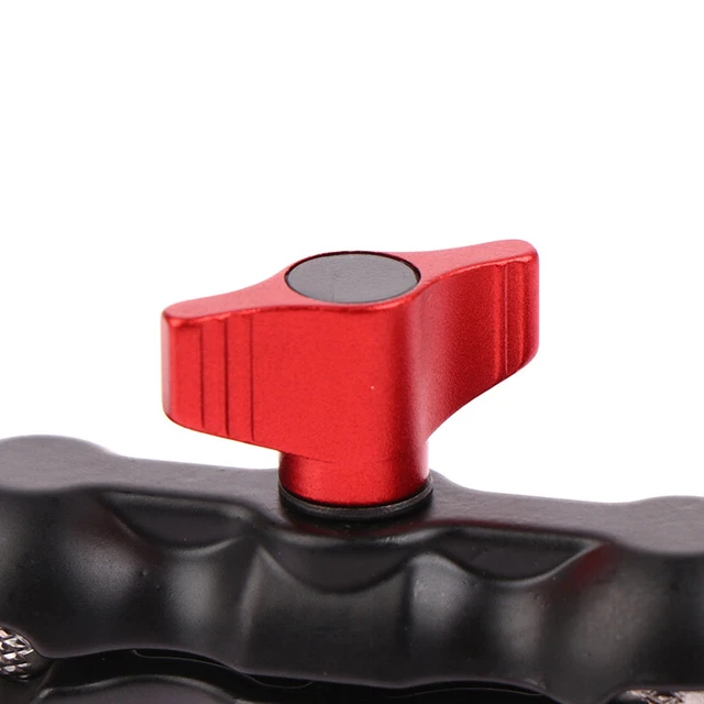 Doble Cabeza de Bola Montaje Zapato Universal Brazo Mágico con Pequeño Monitor de Cabeza de Bola KY