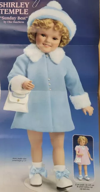 SHIRLEY TEMPLE SUNDAY BEST  Toddler Doll Collection Sunday Best Danbury Mint