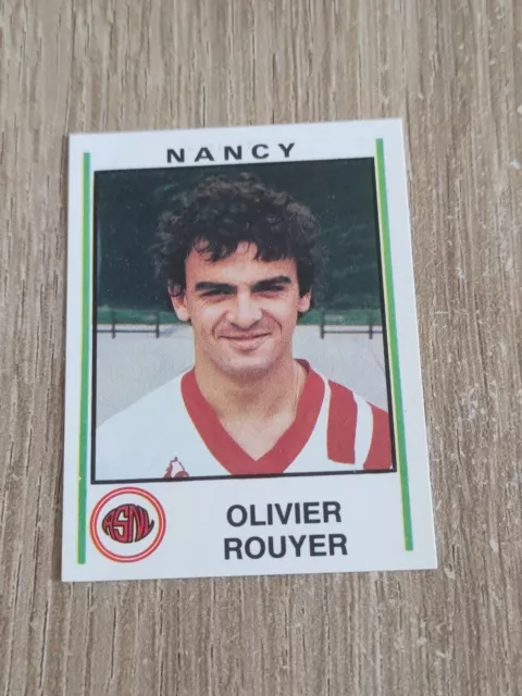 Rare vignette Panini football 1981 81 N°181 Equipe Nancy