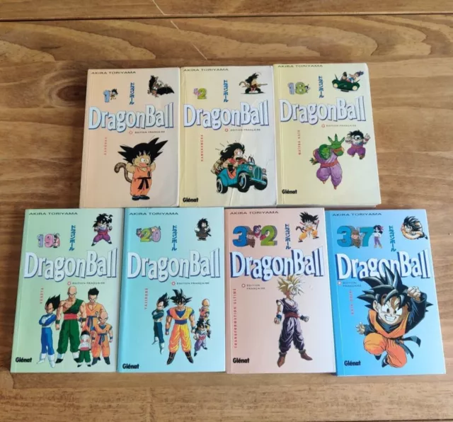 Lot 7 manga Dragon Ball édition Pastel