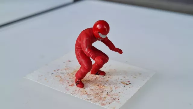 F1 5-1/43 3D Resin Painter Pit Stop Mechanic Figure