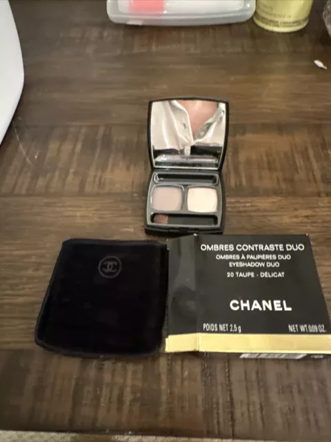 CHANEL OMBRE CONTRASTED Duo Eyeshadow 20 Taupe - Delicat 2.5g 0.09oz  Authentic $39.00 - PicClick