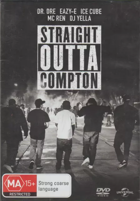Straight Outta Compton (DVD, 2015) - GOOD - Free Post - Region 4