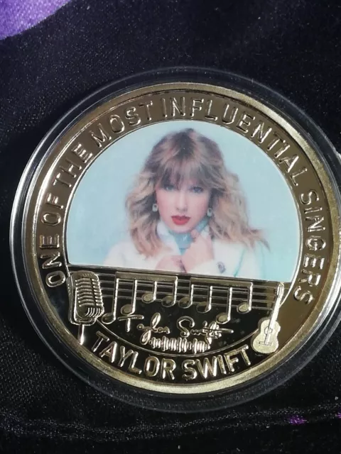 Coin/gold plated/souvenir/pop star TAYLOR SWIFT