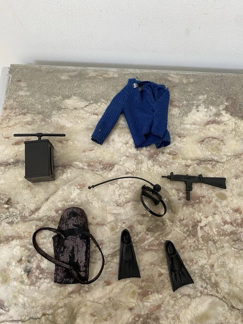BIG JIM MATTEL Lot Accessoires Commando Jeff Ref 5100 Mattel 1981 Bon État ! EUR 35,00 - FR