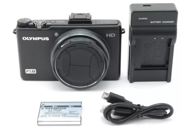 [Near MINT] Olympus Stylus XZ-1 10.0MP Digital Camera Black Body from JAPAN
