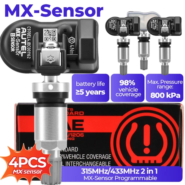 VEMO Reifendrucksensor 4x Set - TPMS Für VW Arteon Superb Passat