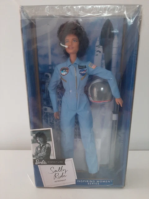 *Mattel Barbie  Inspiring Women Series Sally Ride Astronaut Doll Fxd77 New-Mib*