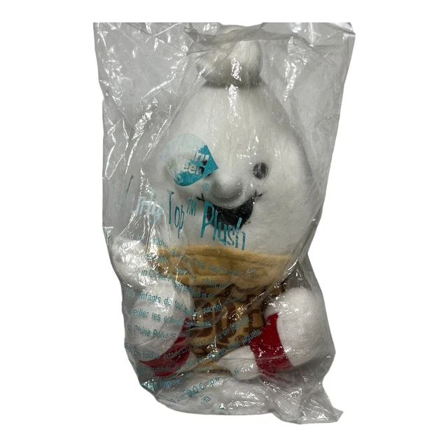 Dairy Queen Curly Top Vanilla Ice Cream Cone Bean Bag Plush DQ Stuffed Sealed