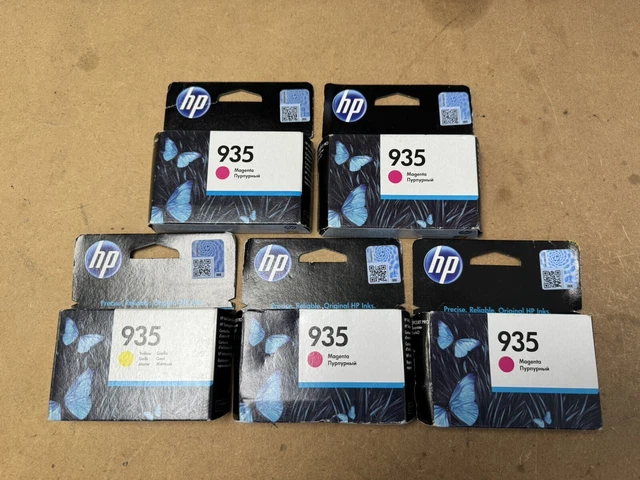 Job Lot Genuine HP 935 cartridges sealed boxed new expired
